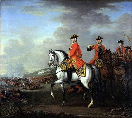 John Wootton George II at Dettingen